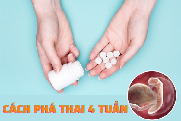 Cách phá thai 4 tuần an toàn, hiệu quả thai phụ nên biết