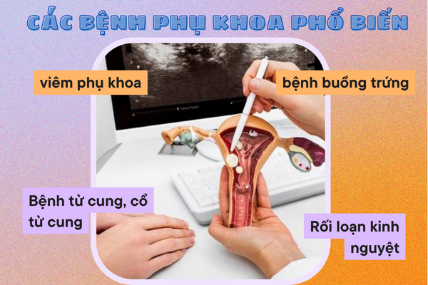 Những căn bệnh phụ khoa thường gặp chị em cần lưu ý