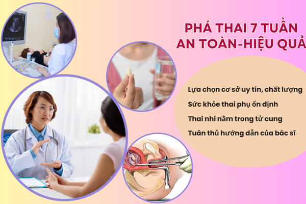 Phương pháp phá thai 7 tuần an toàn, hiệu quả