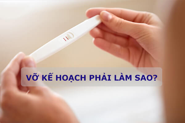 Vỡ kế hoạch phải làm sao?