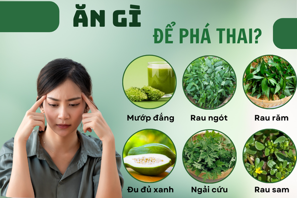 Ăn gì để phá thai đơn giản và kín đáo?