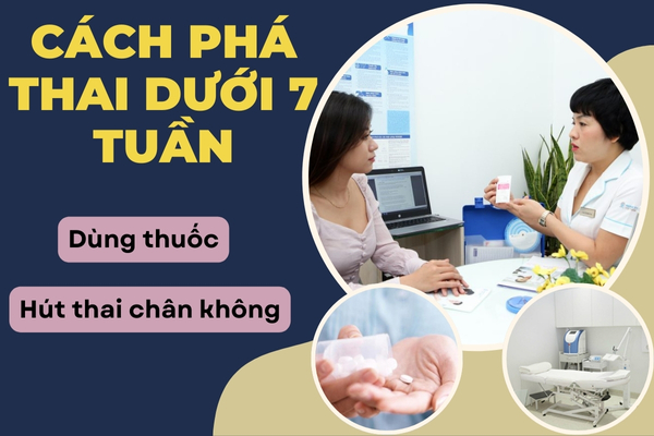 Cách phá thai dưới 7 tuần an toàn - hiệu quả - kín đáo