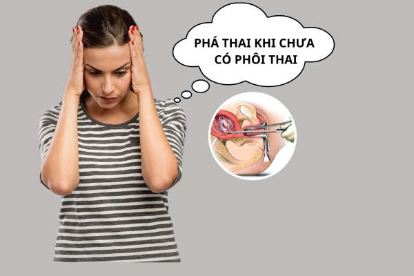 Phá thai khi chưa có phôi thai được không?