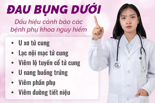 Đau bụng dưới ở nữ cảnh giác các bệnh phụ khoa khó lường